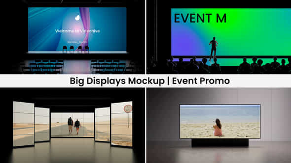 Big Displays Mockup Event Promo - VideoHive 52233693