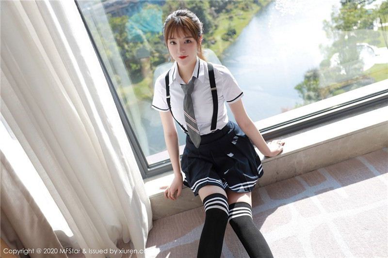 模范学院yoo优优清纯校服系列写真(63)