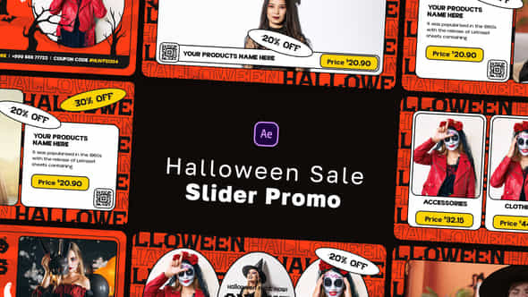 Halloween Sale Slider - VideoHive 47457282