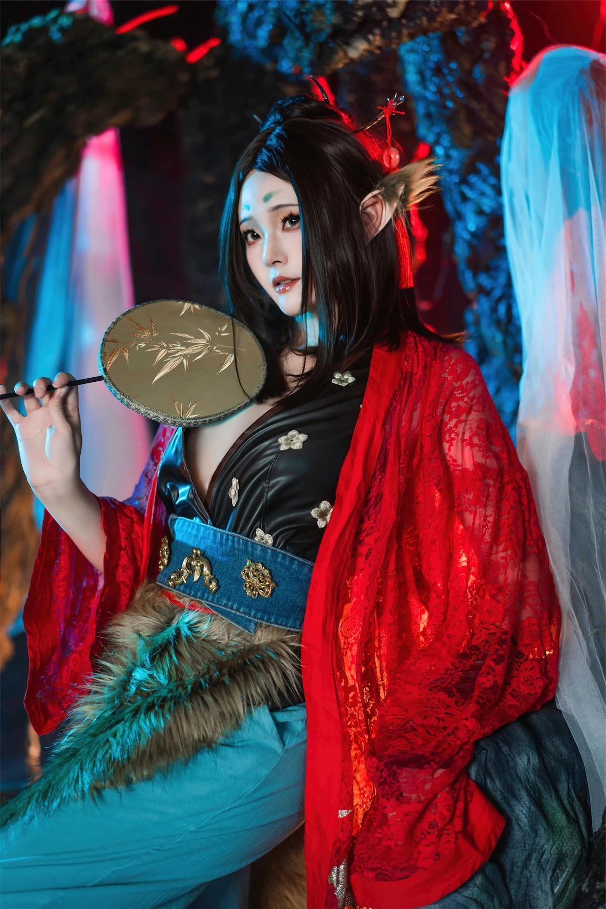 Cosplay Natsuko夏夏子 – 黑神话：悟空 萍萍(9)