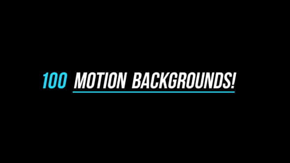 100 Backgrounds - 4K - VideoHive 22287058