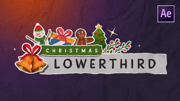 Christmas Lowerthird - VideoHive 40472386