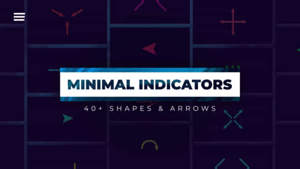 40 Indicators Minimal Shapes - VideoHive 52854262