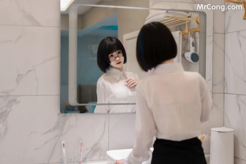 Coser@晕崽Zz: -迷情小秘 (62 photos)(3)