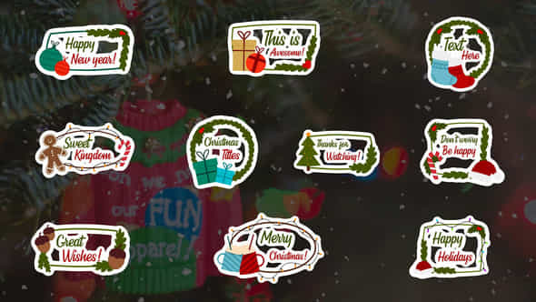 Christmas Titles - VideoHive 35260414