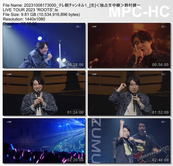 [TV-Variety] 鈴村健一 LIVE TOUR 2023 “ROOTS” (TeleAsa Ch1 2023.10.08)