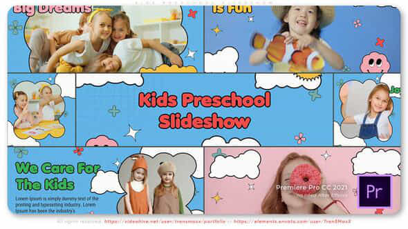 Kids Preschool Slideshow - VideoHive 53369135