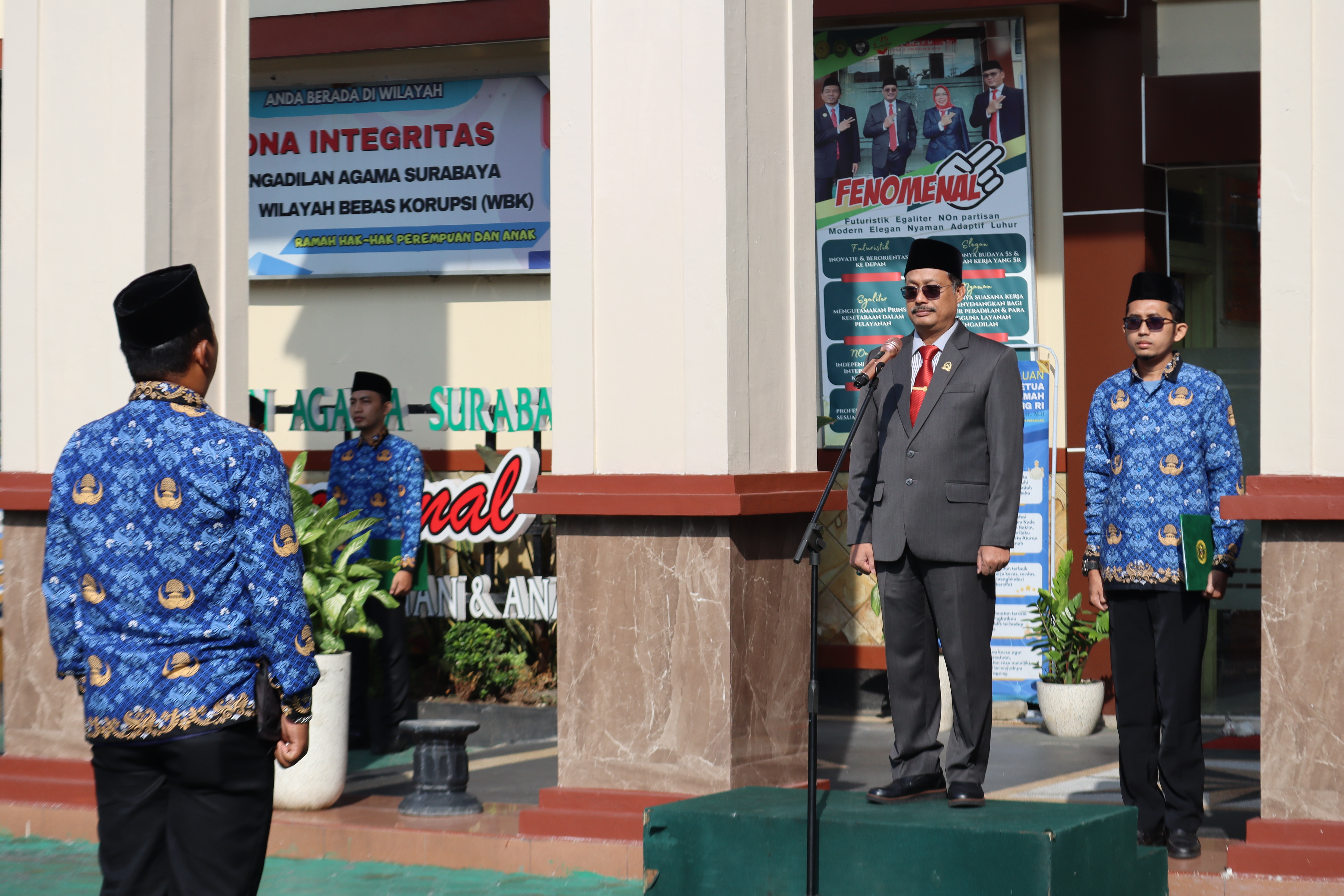 PA Surabaya Gelar Upacara Hari Kesaktian Pancasila dengan Khidmat