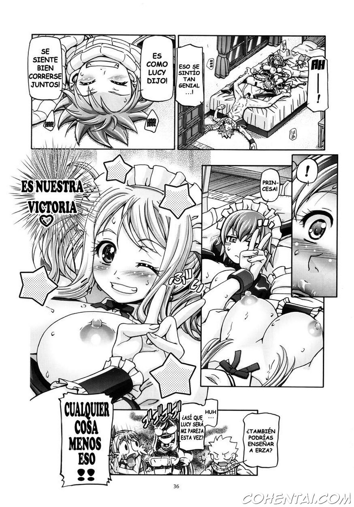 Lucy & Virgo Daikatsuyaku!! (Fairy Tail) xxx comics manga porno doujin hentai español sexo 