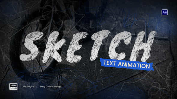 Sketch Grunge Text Animations - VideoHive 58398501