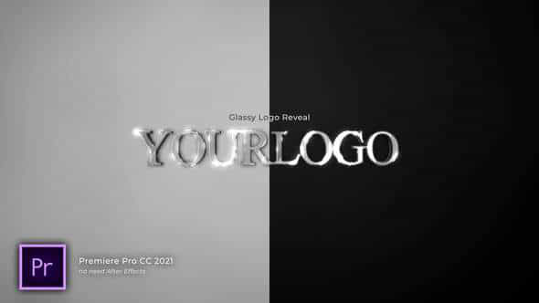 Glassy Logo Reveal - VideoHive 32436307