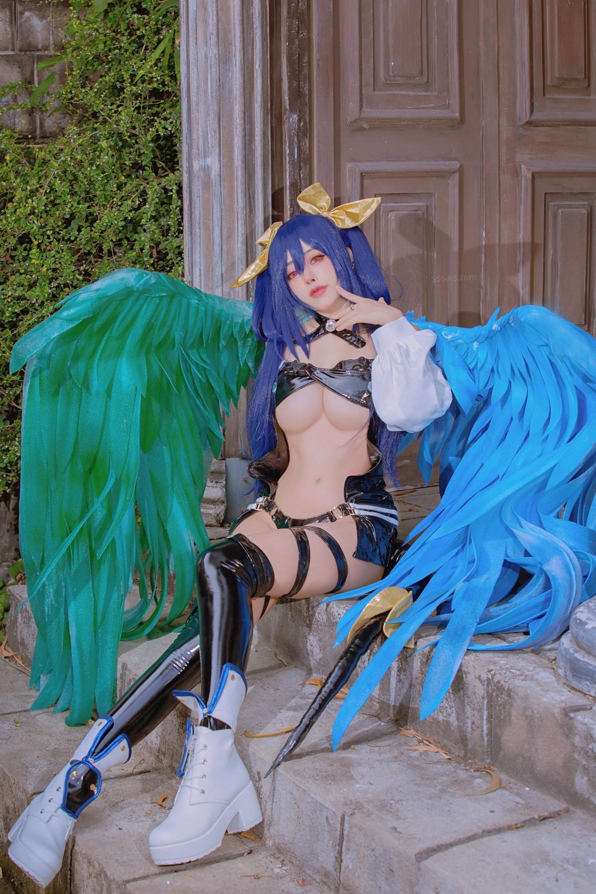 Cosplay 日本性感萝莉Byoru Dizzy Guilty Gear(12)