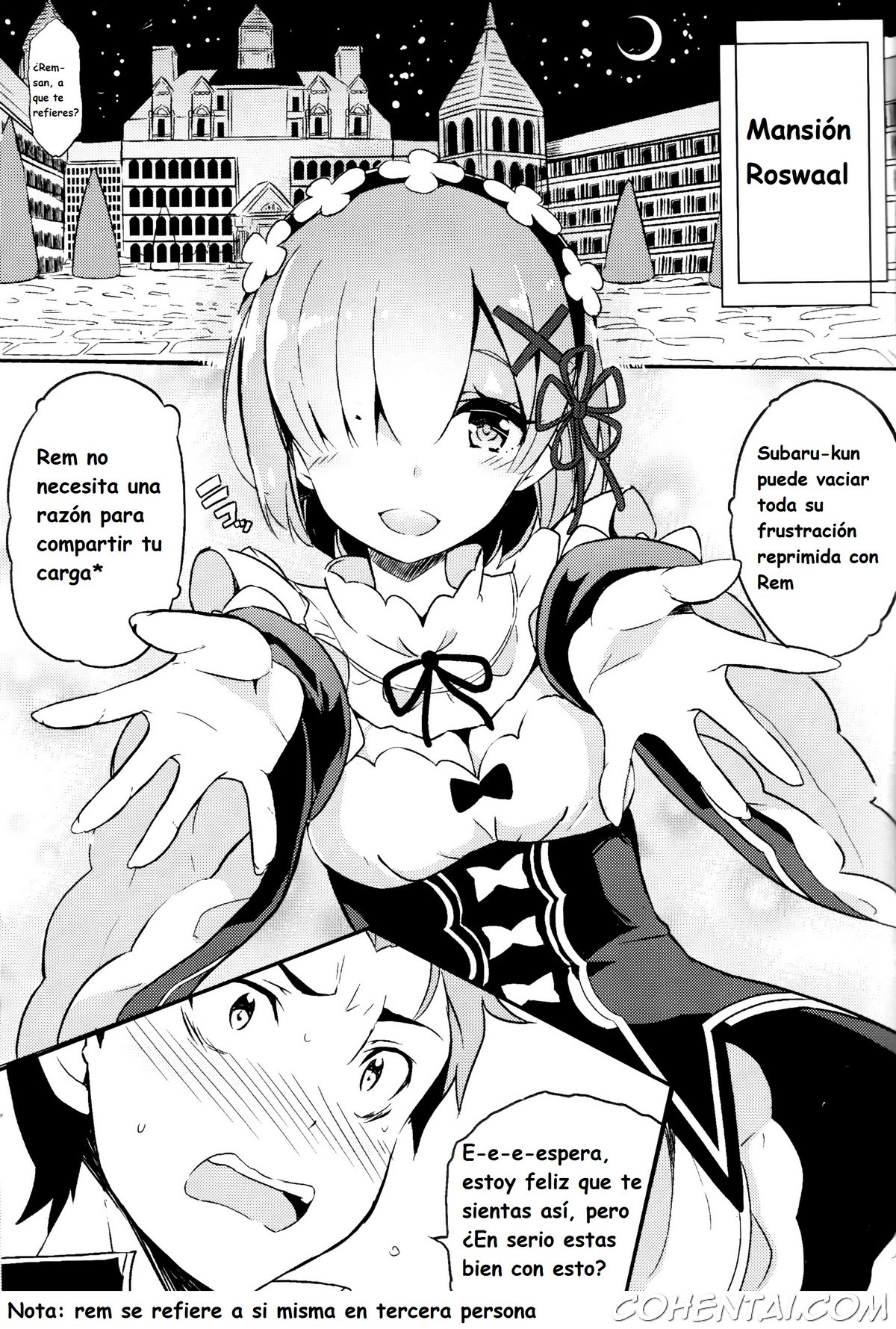 Rem no Kawaisa mo Onigakatteiru (Re:Zero kara Hajimeru Isekai Seikatsu) xxx comics manga porno doujin hentai español sexo Re:Zero kara Hajimeru Isekai Seikatsu Rem Subaru Natsuki