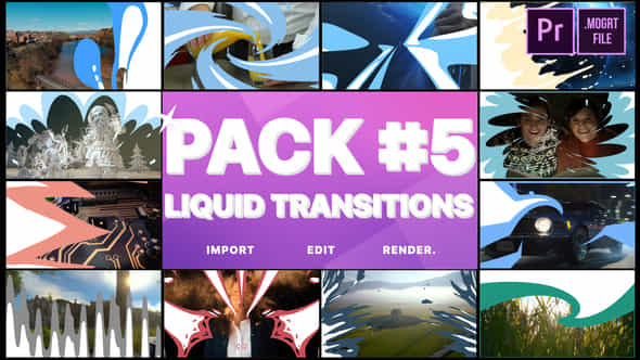 Liquid Transitions Pack - VideoHive 23443004