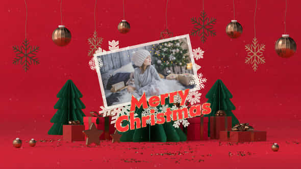 Christmas Greetings Intro - VideoHive 42462702
