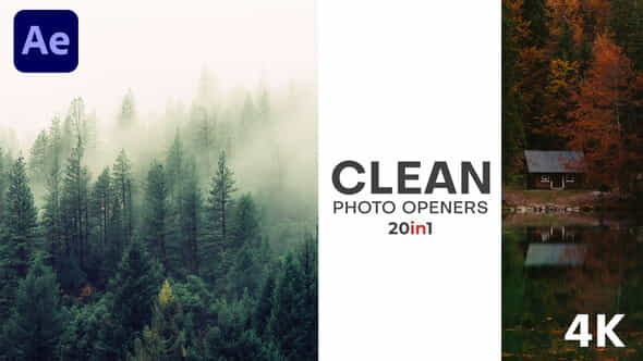 Clean Photo Openers - Logo - VideoHive 12070961