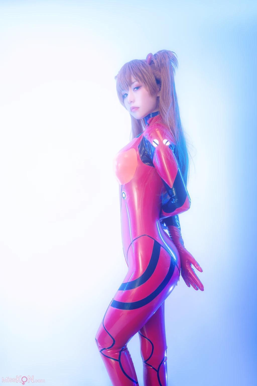 Coser@爆机少女喵小吉 (Nekokoyoshi): 明日香 人类补奸计划 (80 photos )(8)