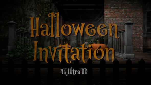 Halloween Party Invitation - VideoHive 34145976
