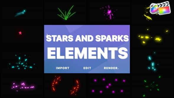 Stars and Sparks Pack | - VideoHive 33669227