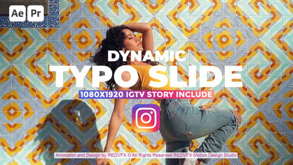 Dynamic Typo Slideshow - VideoHive 43990984