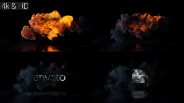 Fire Action Logo - VideoHive 20652787