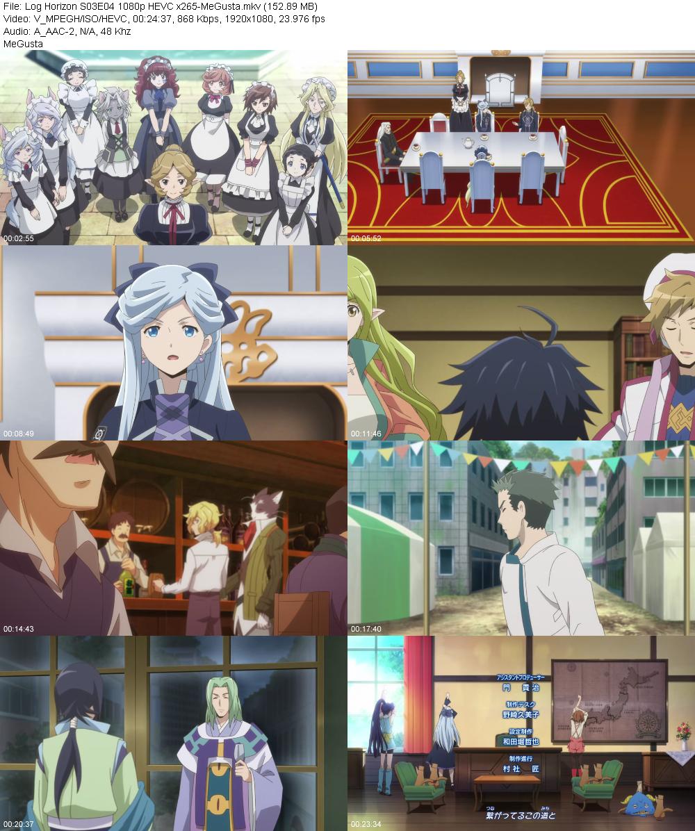 Log Horizon S03E04 1080p HEVC x265 MeGusta