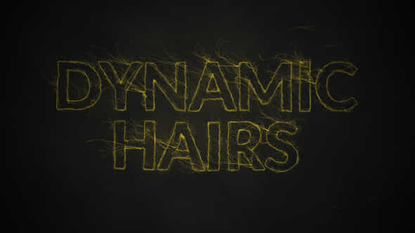 Dynamic Hairs Titles - VideoHive 27517204