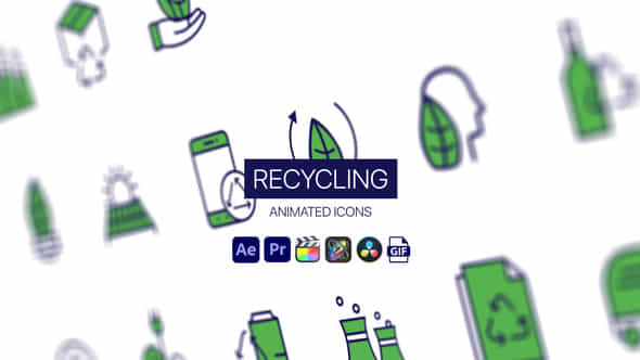 Recycling Animated Icons - VideoHive 44952077