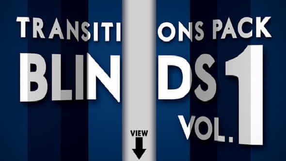 Transitions Pack - Blinds Vol. - VideoHive 4601505