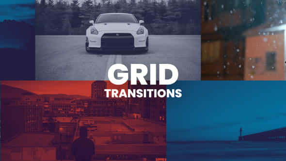 Grid Transitions - VideoHive 48823956