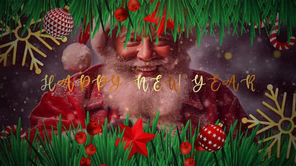Merry Christmas And Happy New Year Slideshow - VideoHive 48862156