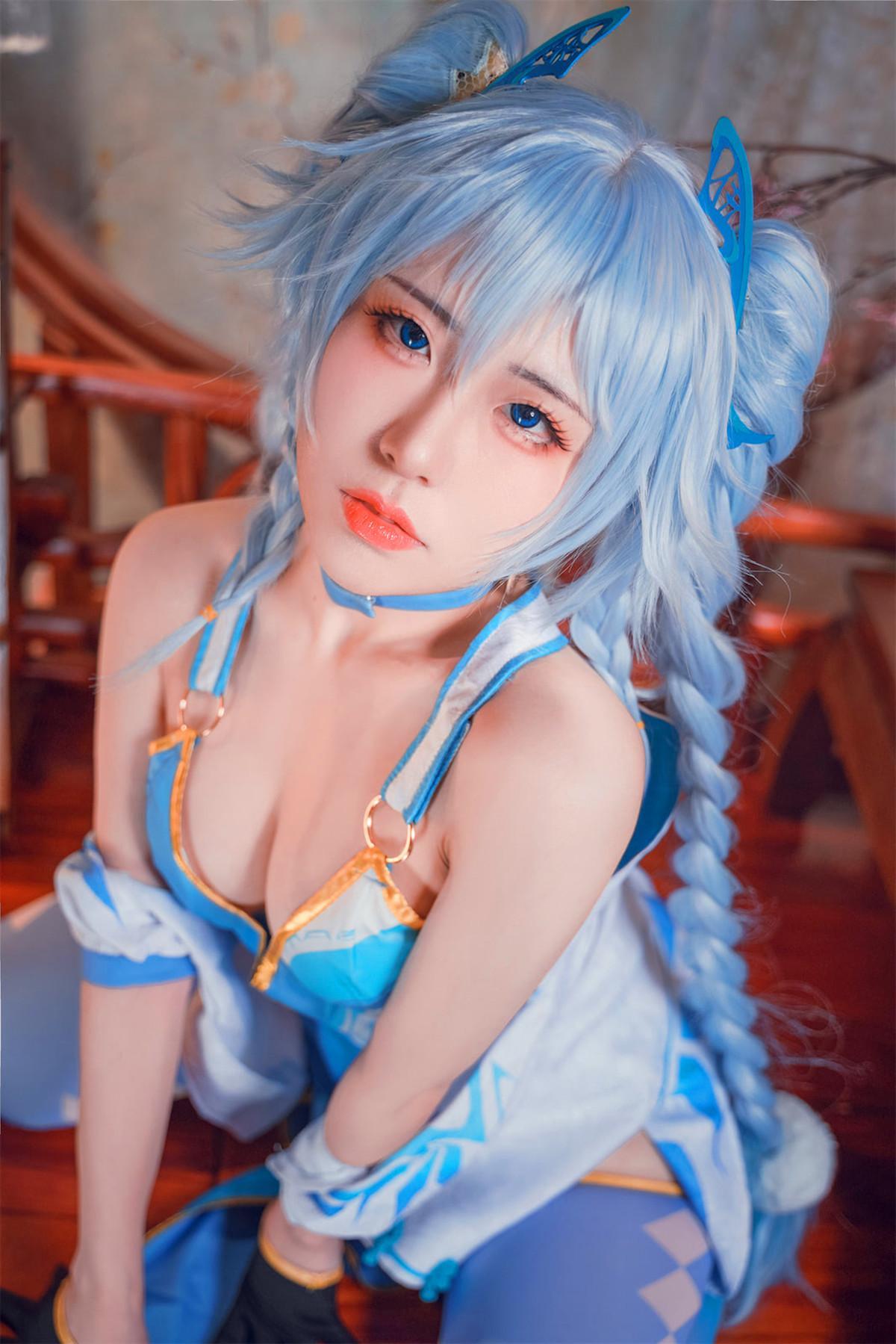 Cosplay 虎森森 少女前线 翠雀媚(33)