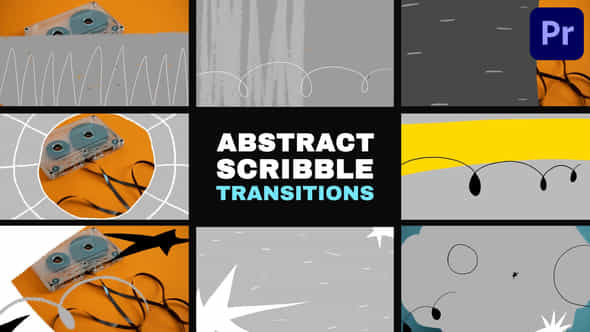 Abstract Scribble Transitions For Premiere Pro - VideoHive 53684791