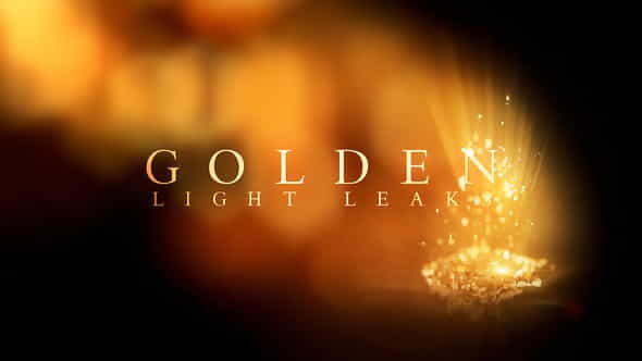 Golden Light Leaks - VideoHive 22792423