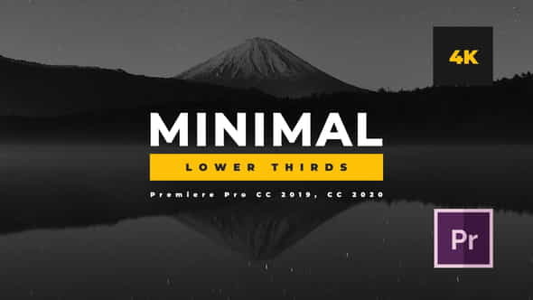 Minimal Lower Thirds - VideoHive 26034271