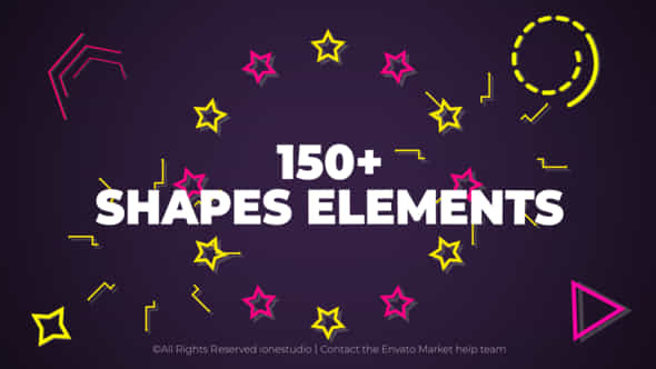 150+ Shape Elements - VideoHive 38961270