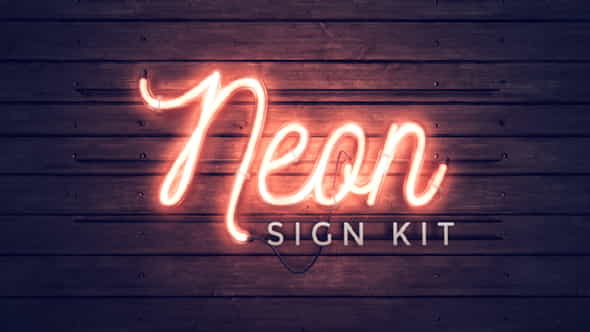 Neon Sign Kit - VideoHive 11928076