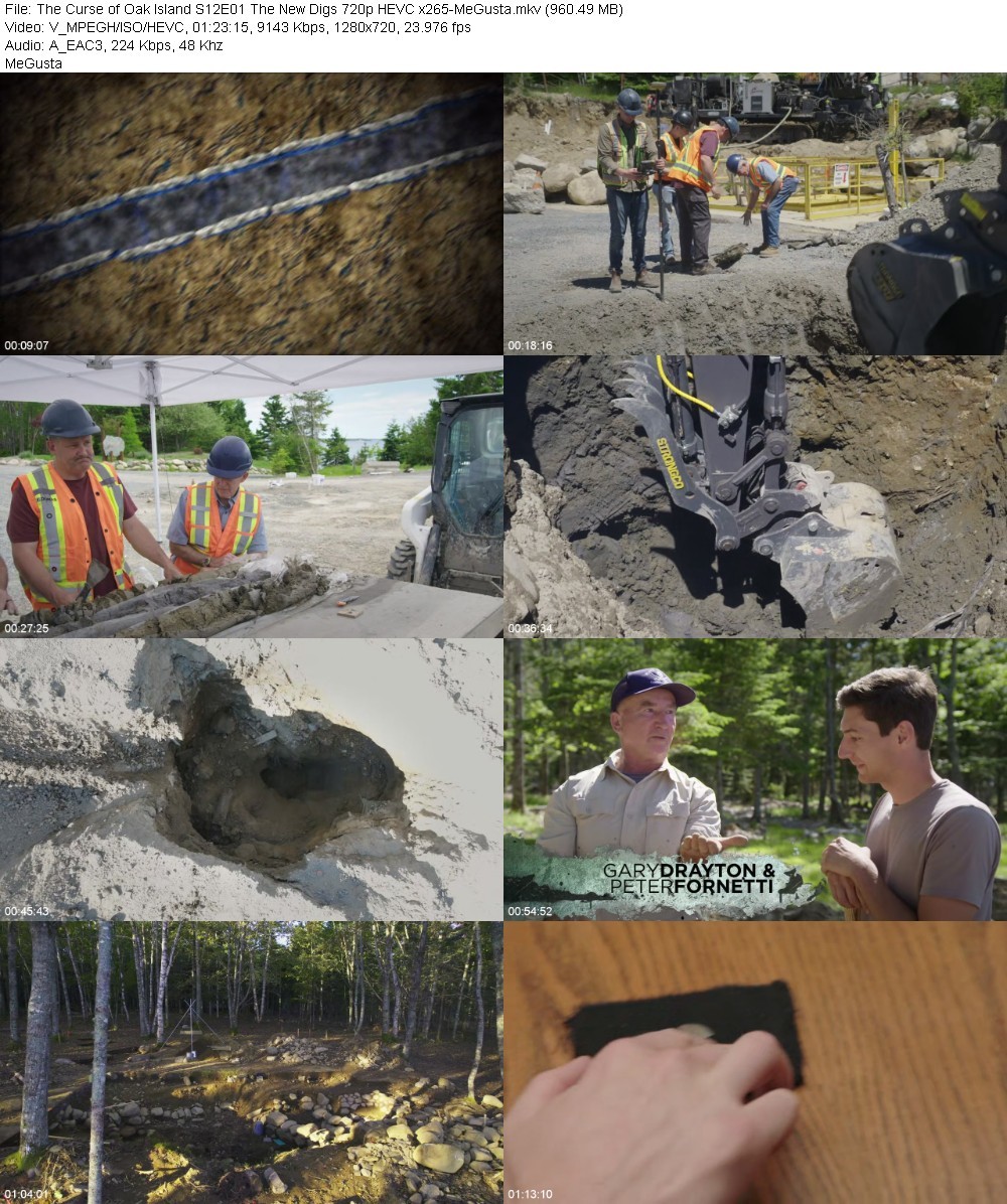 The Curse of Oak Island S12E01 The New Digs 720p HEVC x265-MeGusta