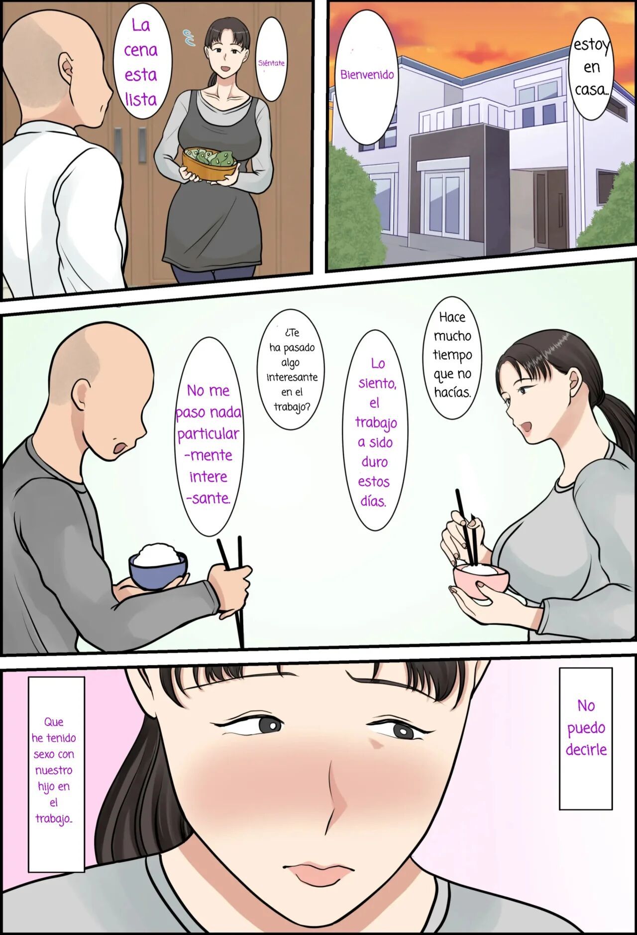 [Benii Kenkyuujo] Zoku Kaseifu Yondara Haha ga Kita [Spanish] [La Blu Rubia]