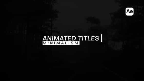 The Titles - VideoHive 39413364