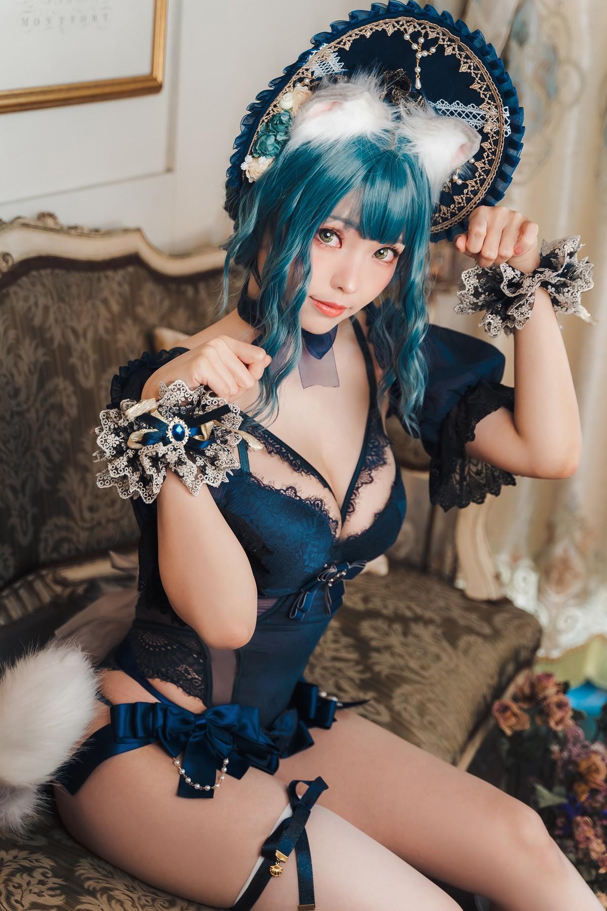 Cosplay ElyEE子 Scottish Fold Cat Doll 摺耳貓少女人形(49)