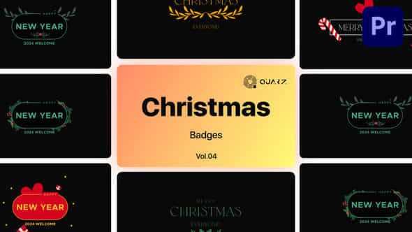 Christmas Badges For Premiere Pro Vol 04 - VideoHive 49538068