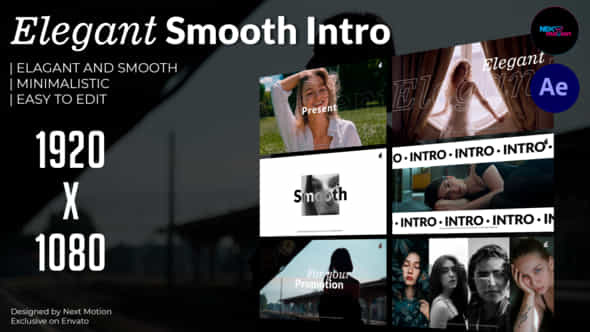 Elegant Smooth Intro - VideoHive 58918688