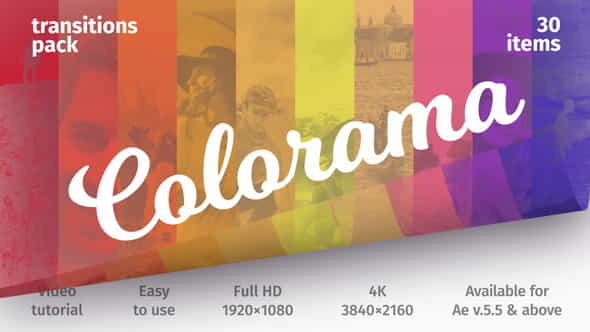 Colorful Transitions - Transitions Pack - VideoHive 21382230