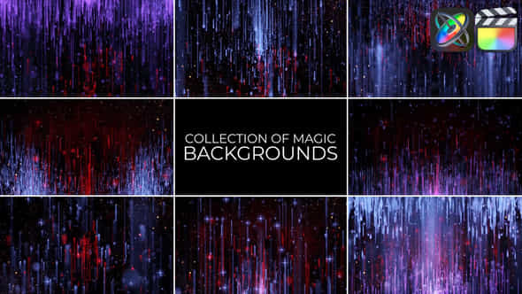 Collection Of Magic Backgrounds For Fcpx - VideoHive 51327199