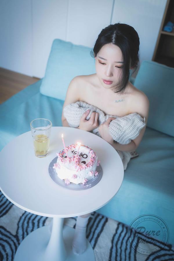 漂亮小姐姐Yeha生日会Cream Pie无圣光图集(5)