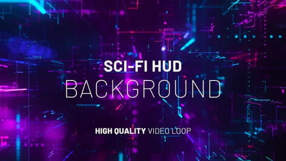 Cyber Sci-Fi Hud Background - VideoHive 29884488