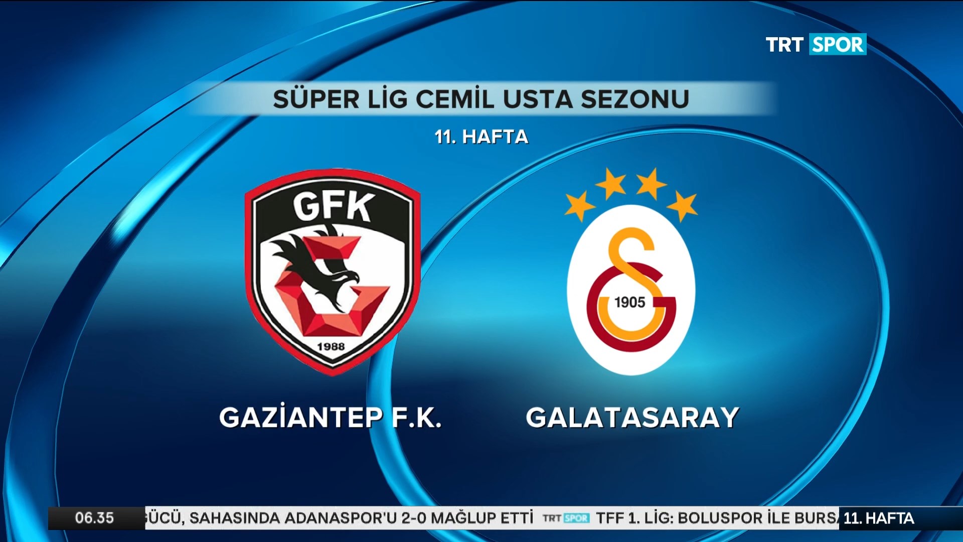 Futbol Tsl 19 20 Matchday 11 Trt Highlights Show 11 11 2019