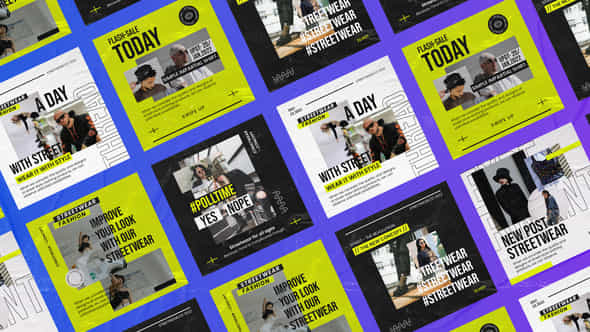 Orsted Streetwear Outfits Posts - VideoHive 49829733