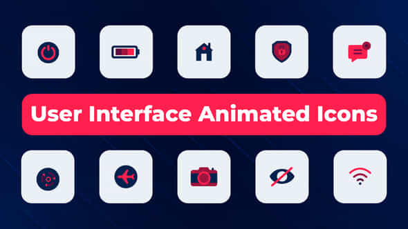 User Interface Animated Icons - VideoHive 51933049